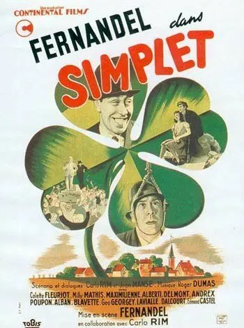 Постер: Простак / Simplet (1942)