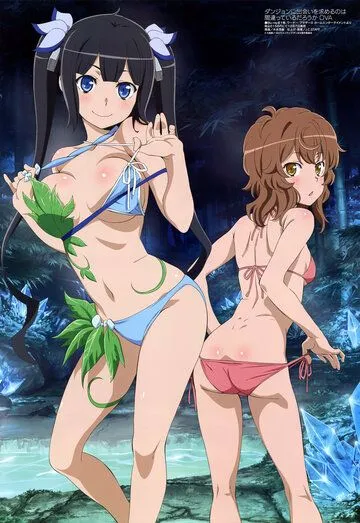 Постер: Разве плохо искать себе пару в подземелье? OVA / Dungeon ni Deai wo Motomeru no wa Machigatteiru Darou ka OVA (2016)