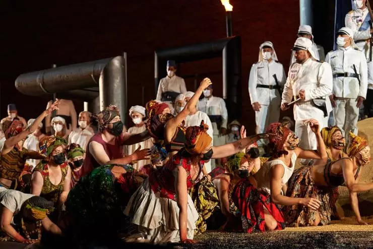 Кадр из TheatreHD: Оперный фестиваль в Мачерате: Аида (2021) Кадр 1 из фильма TheatreHD: Оперный фестиваль в Мачерате: Аида / Macerata Opera Festival: Aida (2021)