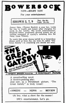 Постер: Великий Гэтсби / The Great Gatsby (1926)