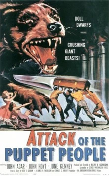 Постер: Нападение людей-кукол / Attack of the Puppet People (1958)