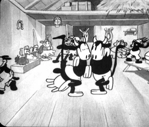 Кадр из Сельские танцы (1929) Кадр 1 из мультфильма Сельские танцы / The Barn Dance (1929)