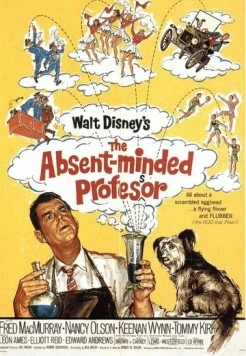 Постер: Отмороженный профессор / The Absent Minded Professor (1961)