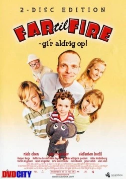 Постер: Отец четверых: Никогда не сдаваться / Far til fire gi'r aldrig op (2005)