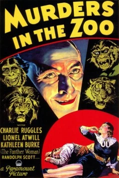 Постер: Убийцы в зоопарке / Murders in the Zoo (1933)