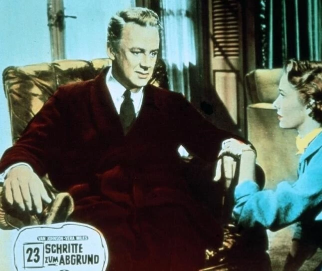 Кадр из Двадцать три шага по Бейкер Стрит (1956) Кадр 1 из фильма Двадцать три шага по Бейкер Стрит / 23 Paces to Baker Street (1956)