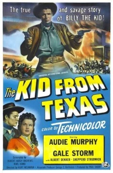 Постер: Билли Кид. Парень вне закона / The Kid from Texas (1950)