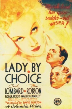Постер: Леди по выбору / Lady by Choice (1934)