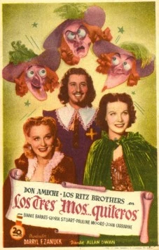 Постер: Три мушкетера / The Three Musketeers (1939)