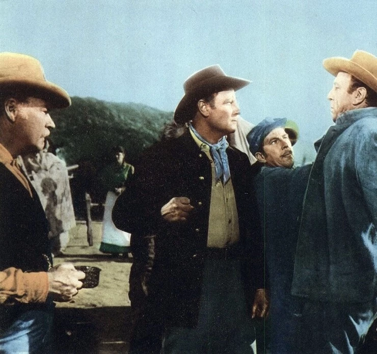 Кадр из Высокий незнакомец (1957) Кадр 2 из фильма Высокий незнакомец / The Tall Stranger (1957)